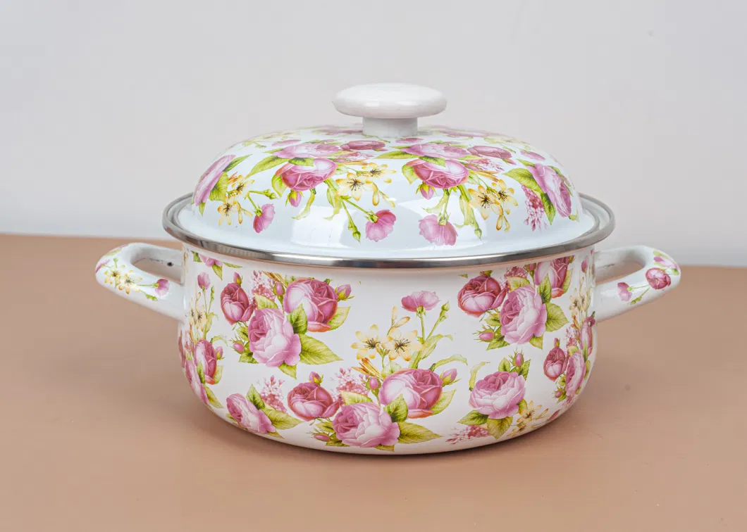 Flowery Happiness Pot/Cooking Pot/Seafood Cookware/Casserole