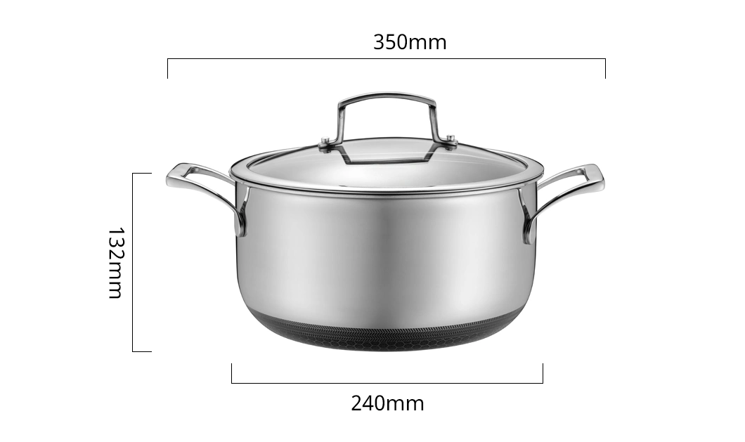 Best Seller 3PCS Non-Stick Coating Stainless Steel Frying Pan Pot Cookware Set
