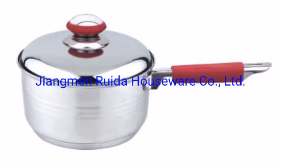 Kitchen Ware 2PCS Stainless Steel Saucepan with Stainless Steel Handle