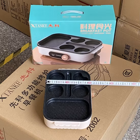 3 PCS Non Stick 3in1 Multi Function Breakfast Maker Frying Pan 24cm Open 3